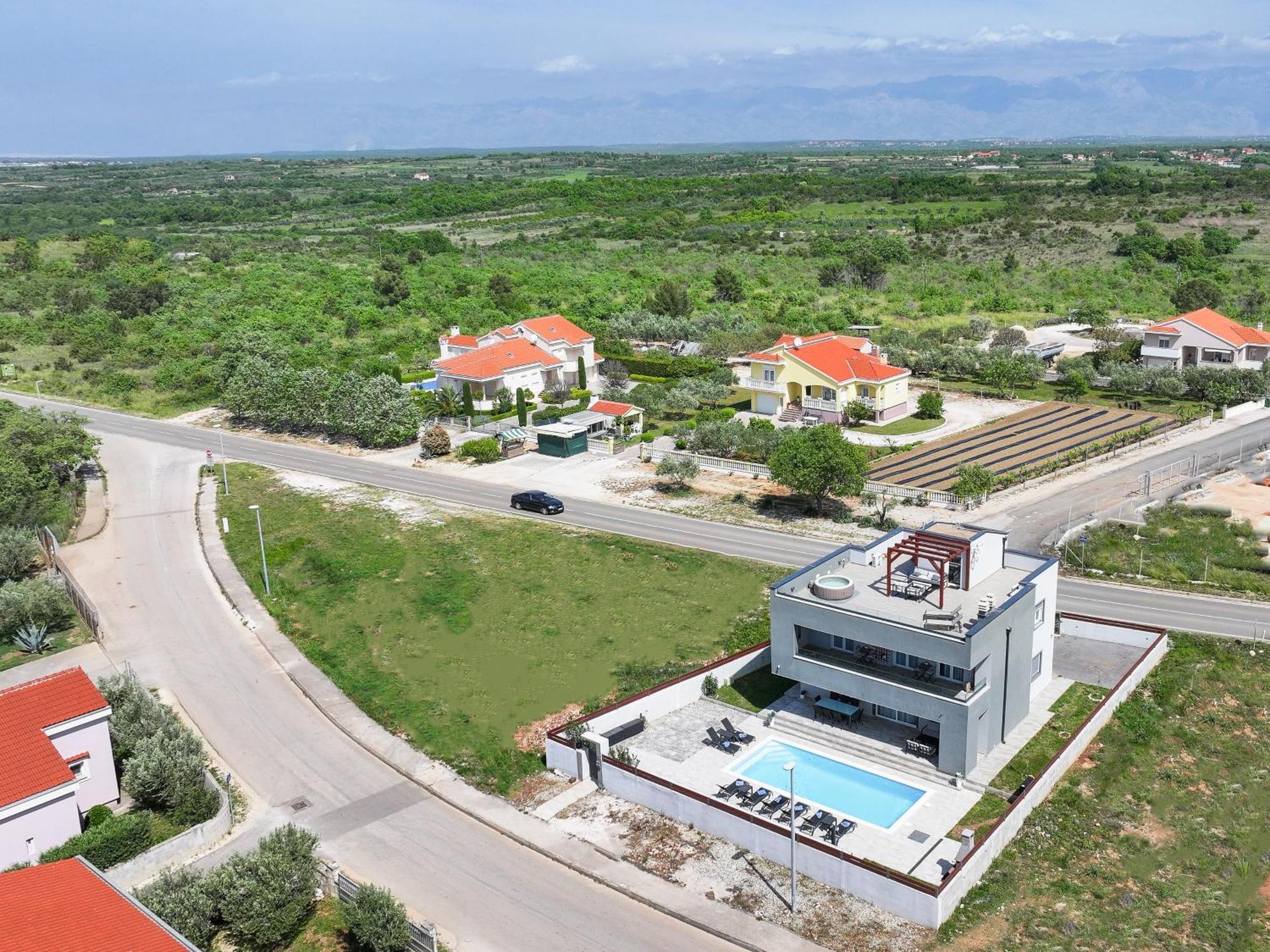 Villa Tia With Heated Pool & Jacuzzi Murvica  Εξωτερικό φωτογραφία